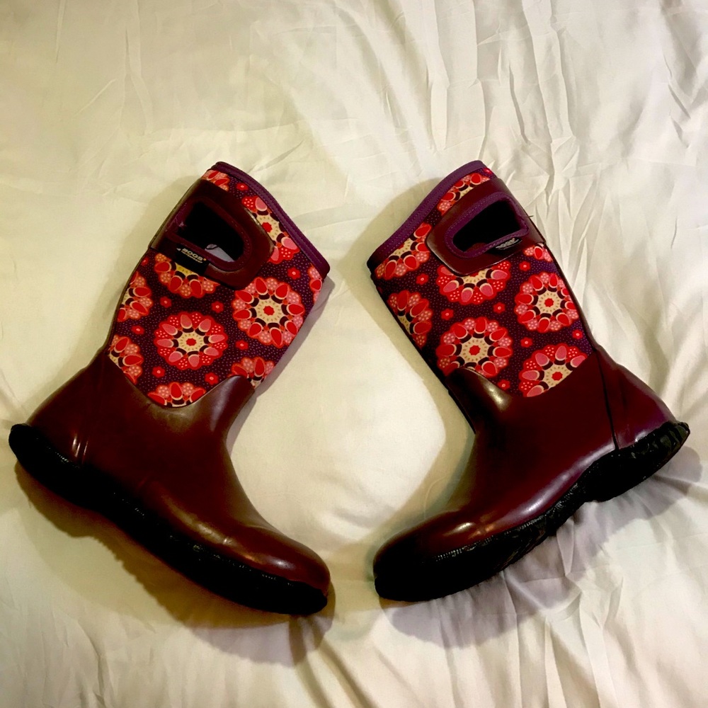 Bogs Kaleidoscope - Purple - Youth Size 4